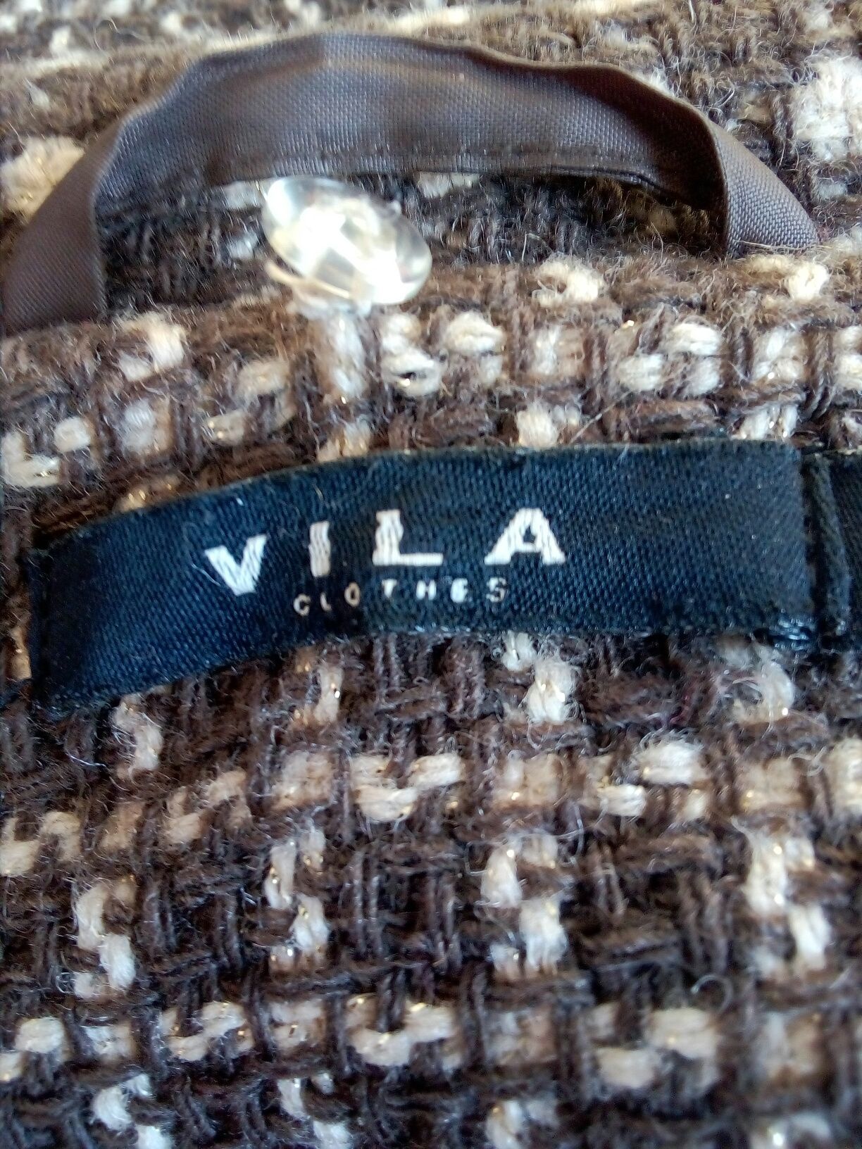 Красивий коричневий пiджак   vila clothes