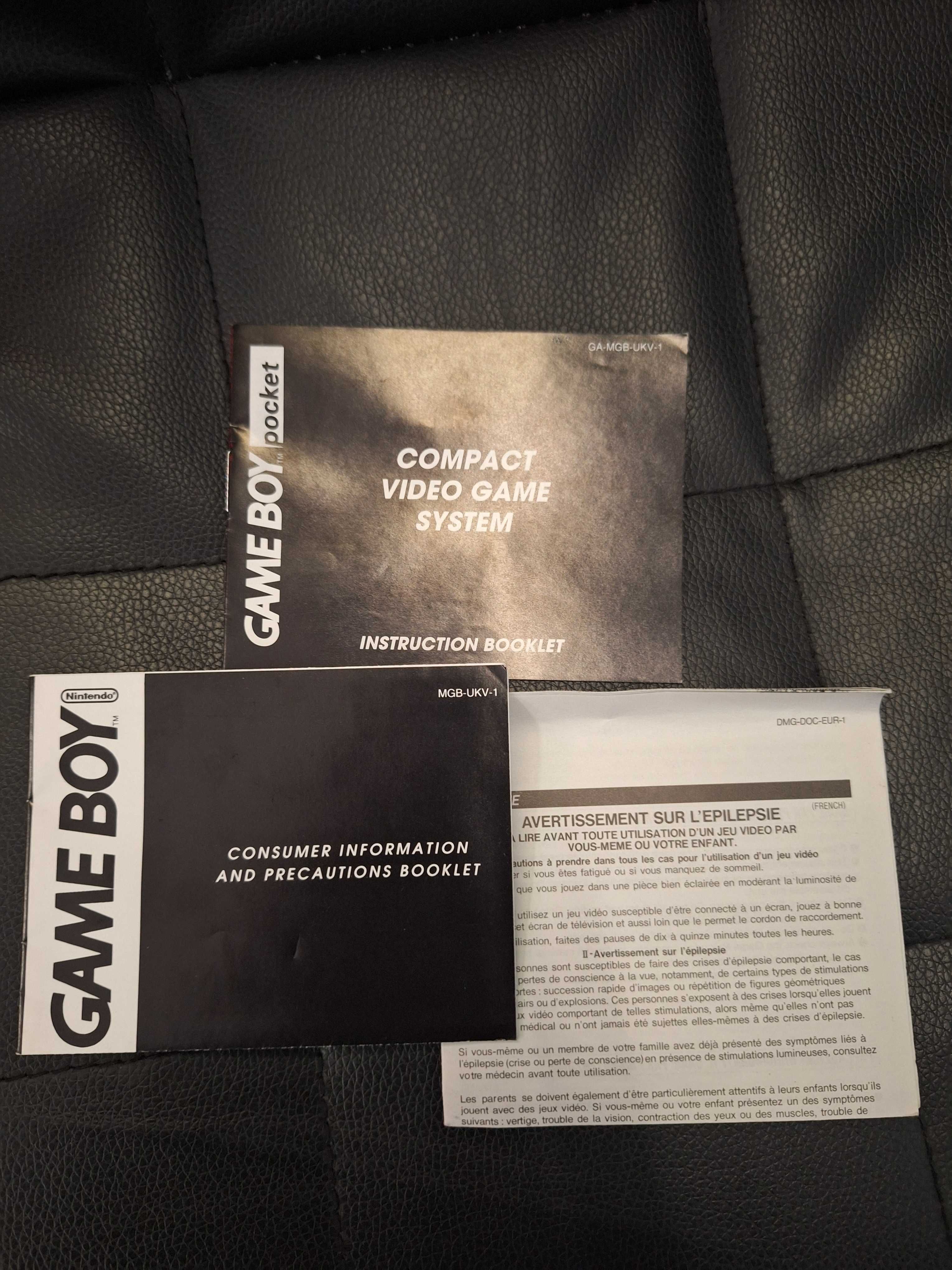 Konsola Gameboy Pocket + Nakładka Powiększająca, BDB, CentrumGrania