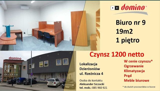 Lokal 19m2 do wynajęcia - biuro, gabinet