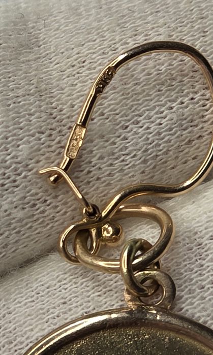 Золотые серьги Ссср