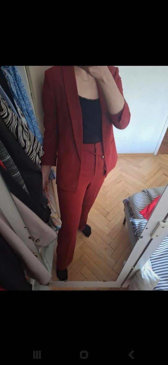 H&M komplet garnitur spodnie i marynarka s 36