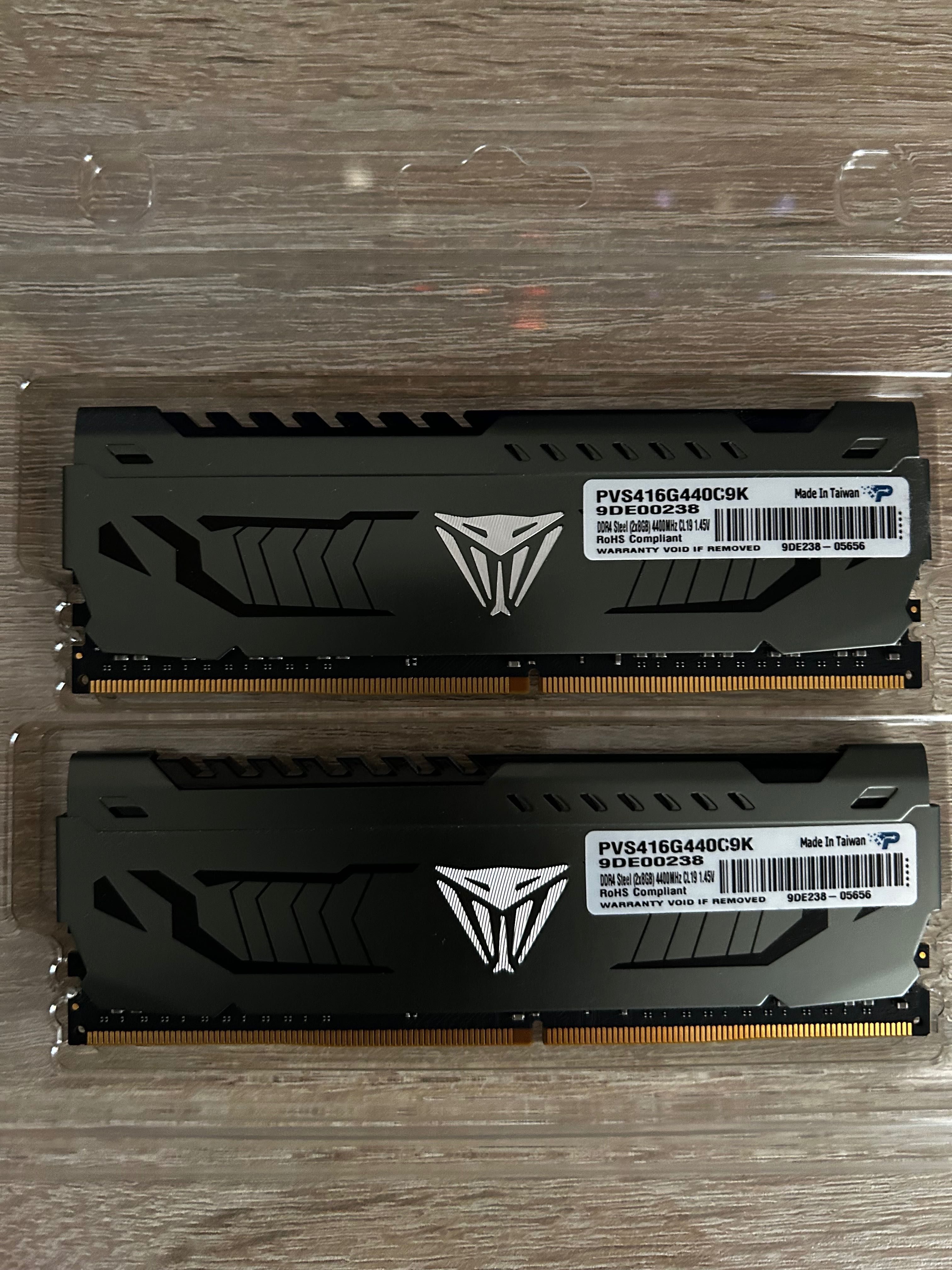 Pamięć RAM viper steel 2x8 GB 4400MHz cl 19  DDR 4