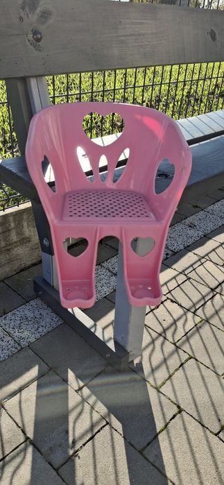 Wózek dla lalki i fotelik na rower