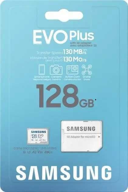 Карта памяті SAMSUNG micro sd 64 gb 128 gb