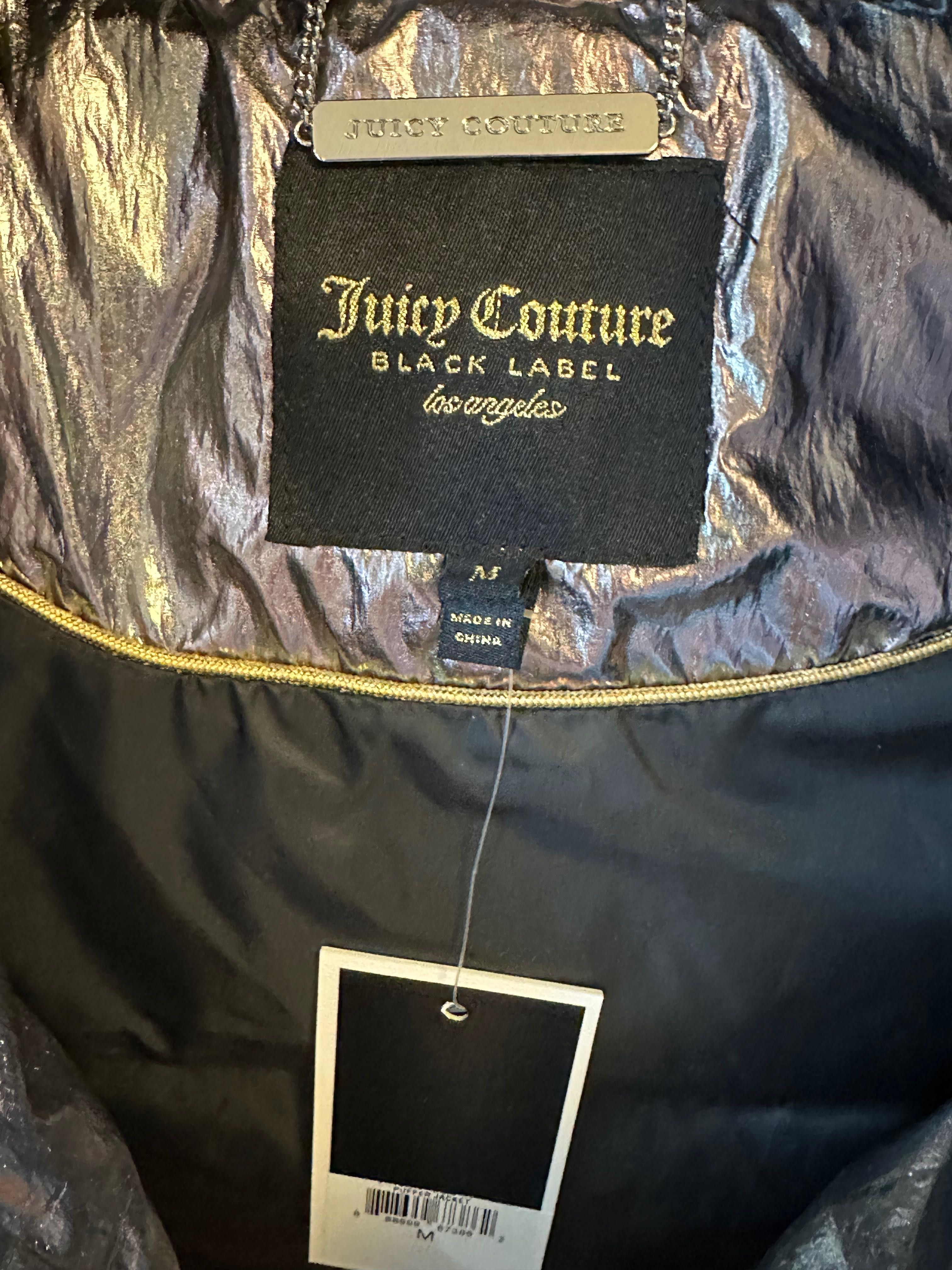 Juicy Couture брендова жилєтка оригінал жилетка нова срібна,  металлік