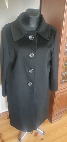 Cinzia  RoccaWełniany czarny płaszcz