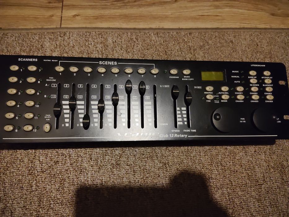 Sterownik dmx scanic club rotary 12