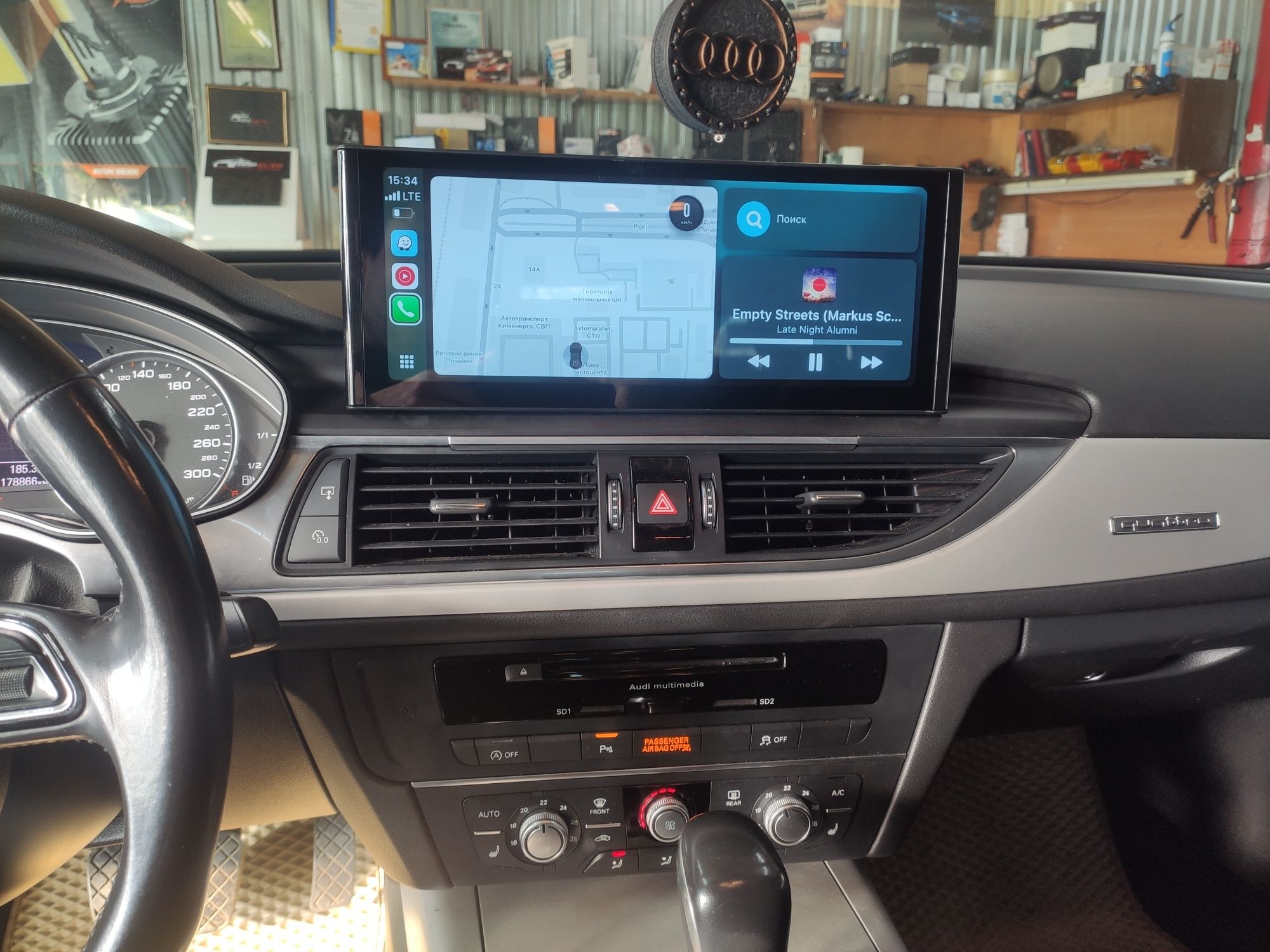 Штатная магнитола для Audi A6C7  8+64Gb, 12.25 Androidauto, CarPlay.