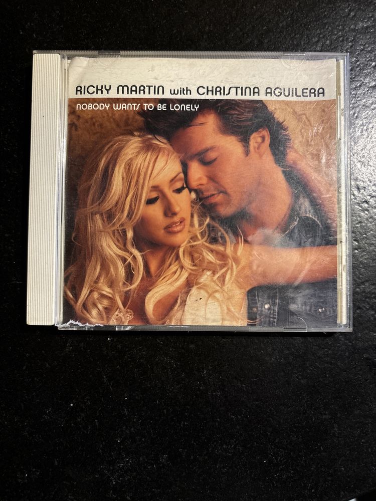 Ricky Martin Christina Aguilera CD Nobody Wants to be Lonely