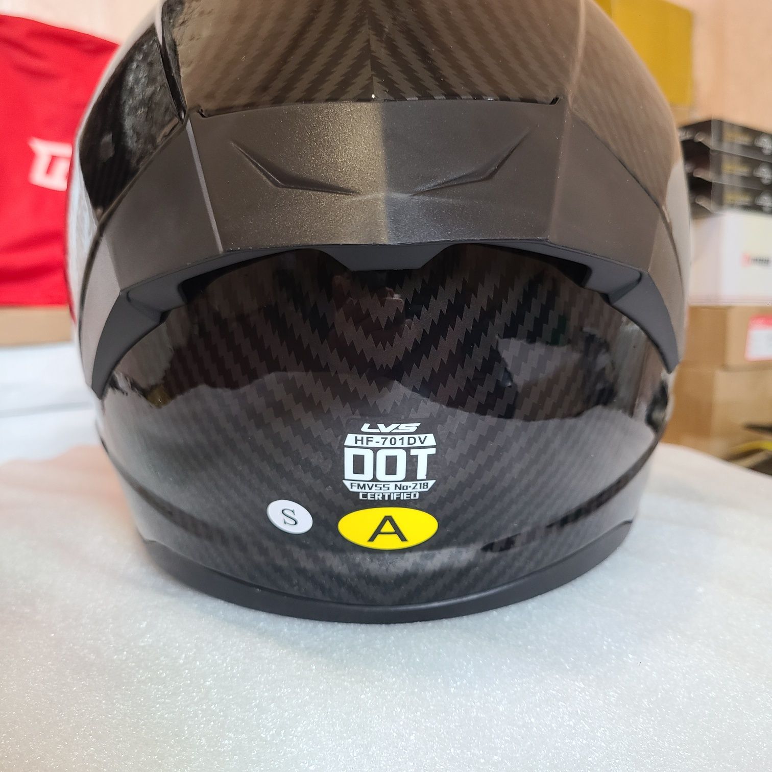 Мото шолом інтеграл LVS , сертифікат DOT , розмір S 55-56 см , M  , L