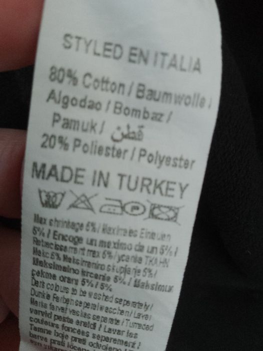 Bluzka HUGO BOSS szara L wloska