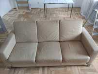 Skórzana  Sofa Kler Etiuda. - skóra naturalna 2szt komplet
