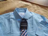 -M- CHARLES TYRWHITT Premium Koszula Męska M 40,5 cm UK + Krawat