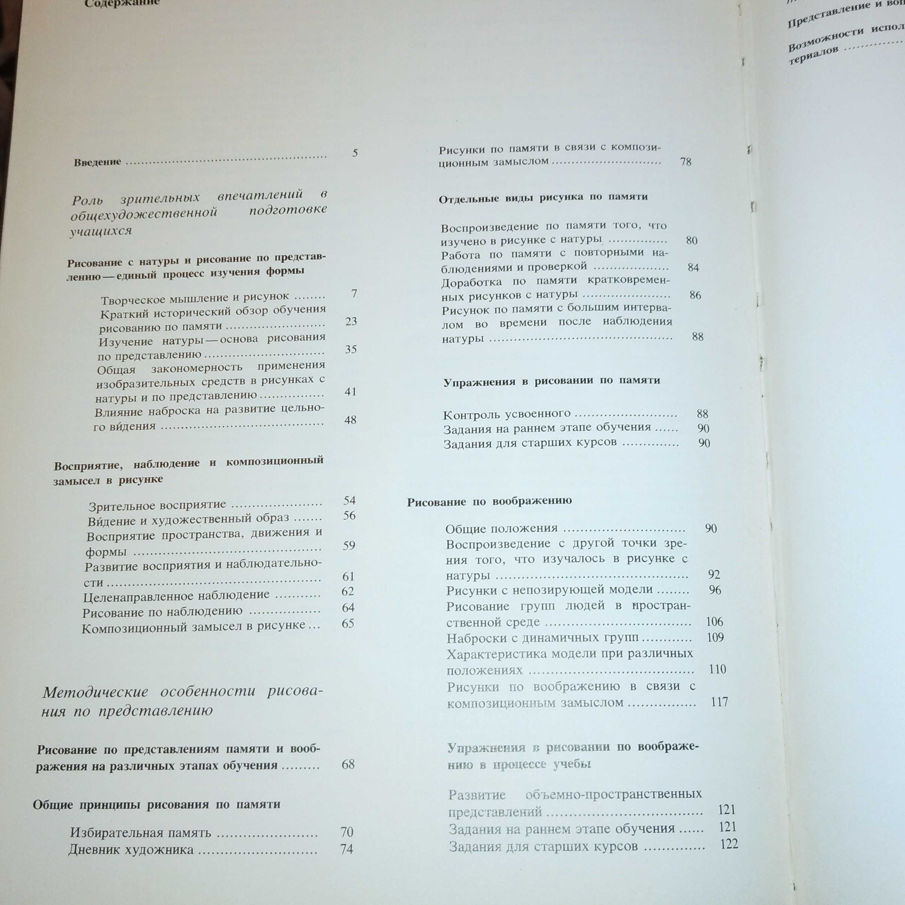 Натура и рисование по представлению. Авсиян О. А.