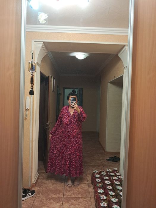 Платье большой размер  Вискоза