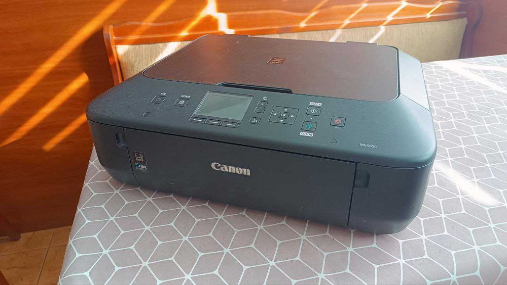 Canon PIXMA MG5650 (Używany) - Błąd B203. Wi-Fi, A4. Na naprawę/części