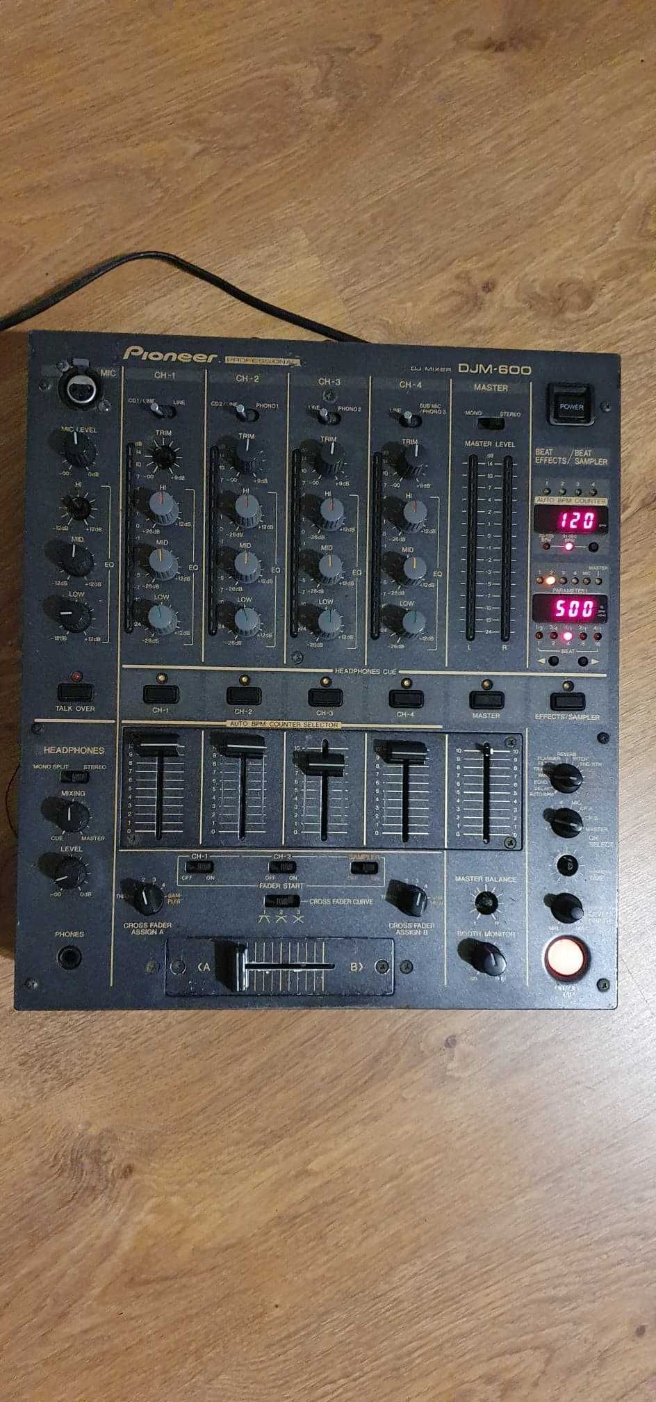 Mikser Pioneer DJM 600 DJM600 Klasyk, Sprawny