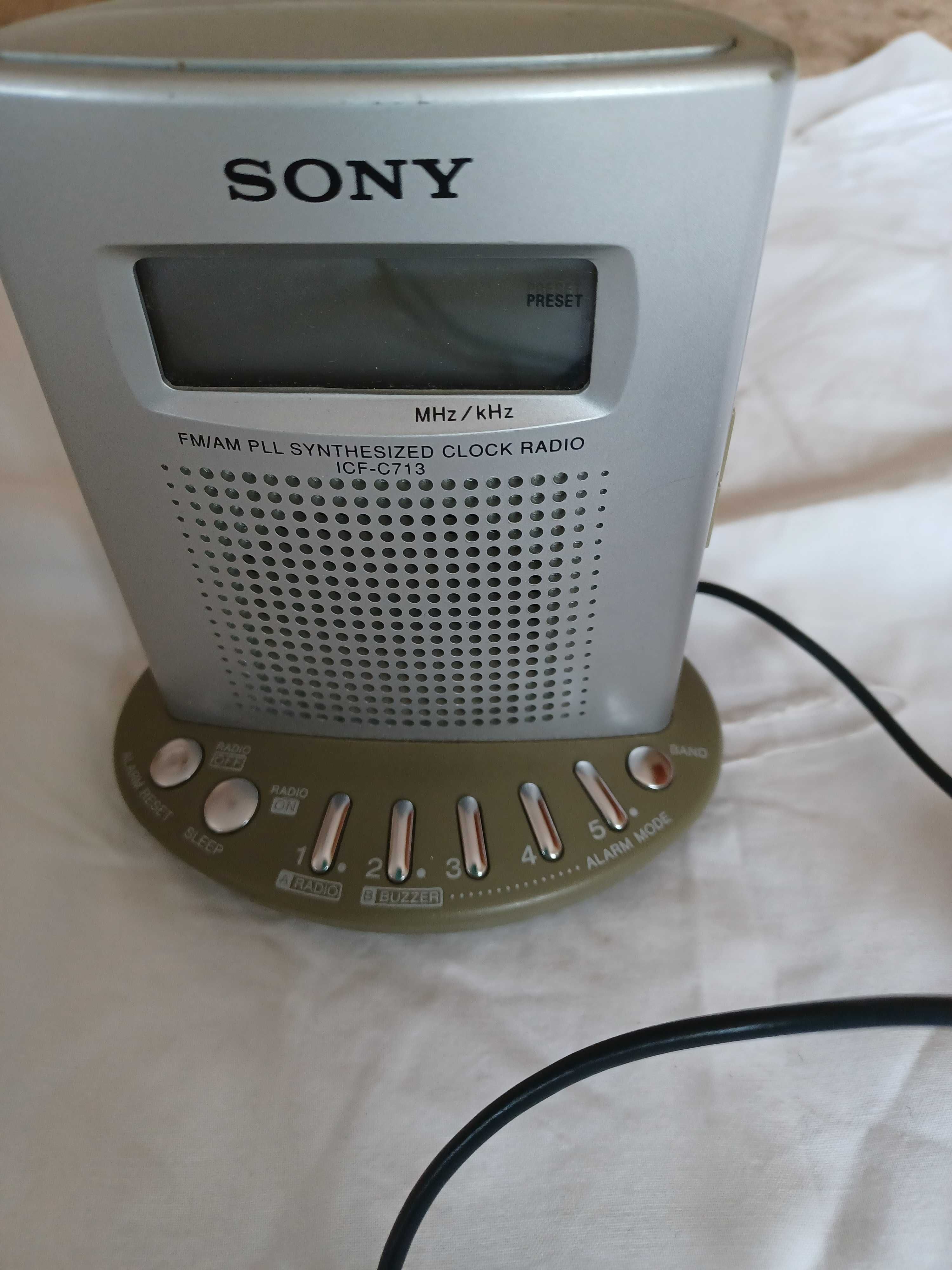 Radio/Relogio de Cabeceira Sony