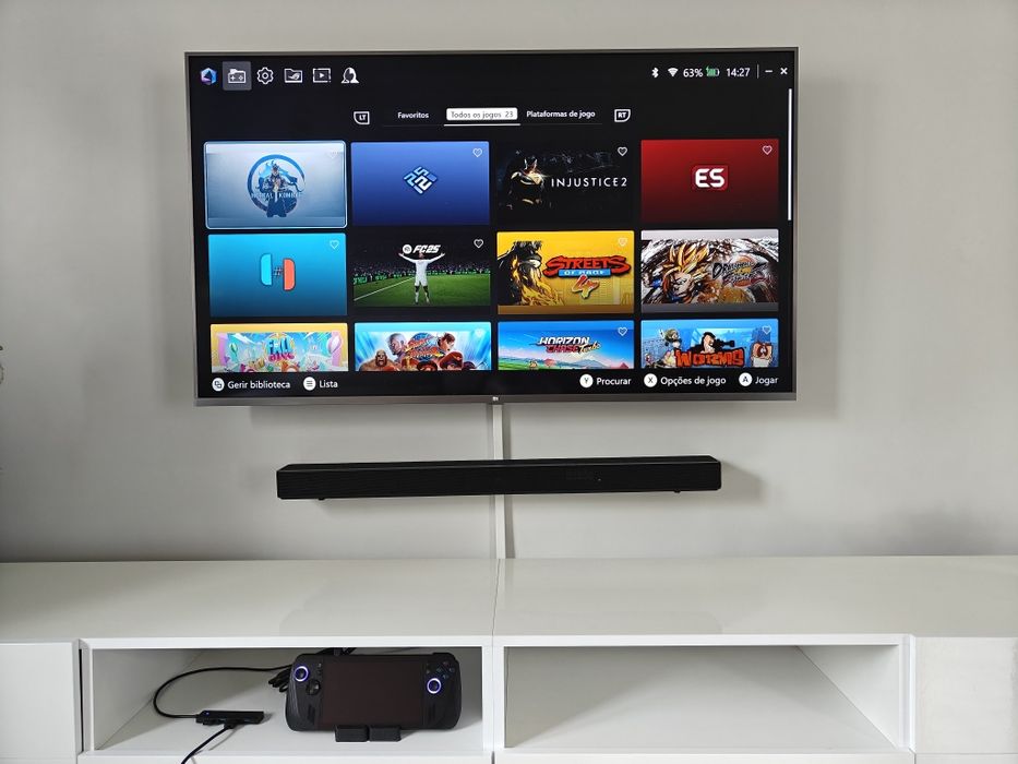 ASUS ROG Ally X + Gaming Charger Dock + Travel Case + Vidro Temperado