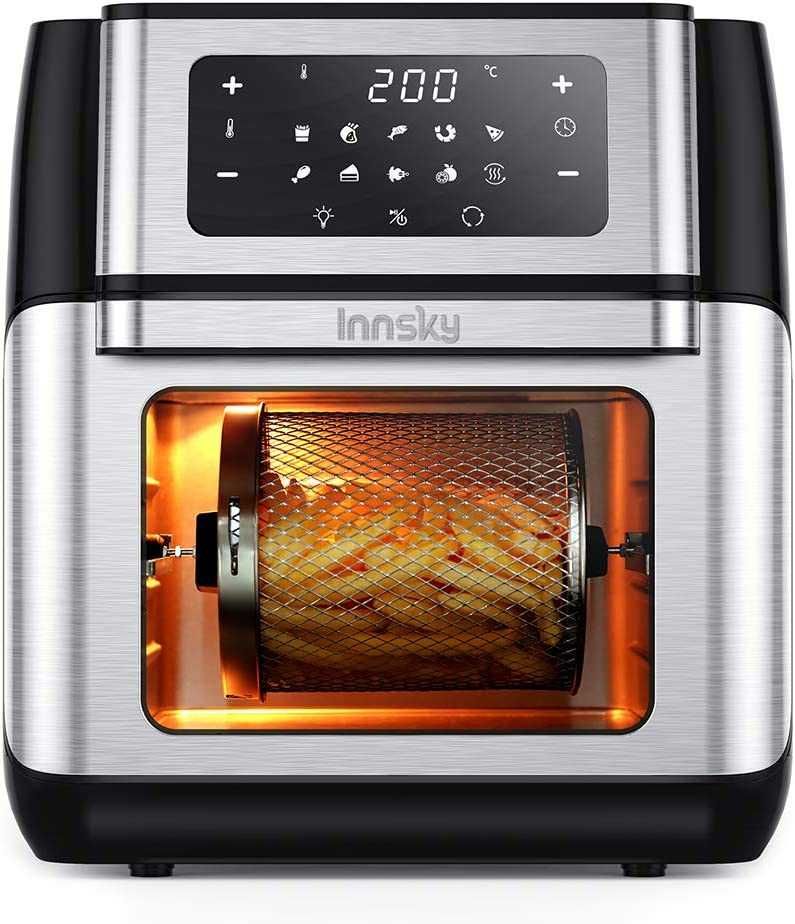 Innsky frytkownica bezolejowa 10 l, mini piekarnik 1500 W