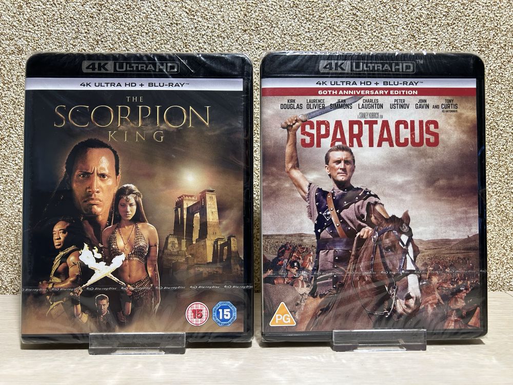 4K Ultra HD Blu-ray Гладиатор /Патриот/Робин Гуд с переводом.