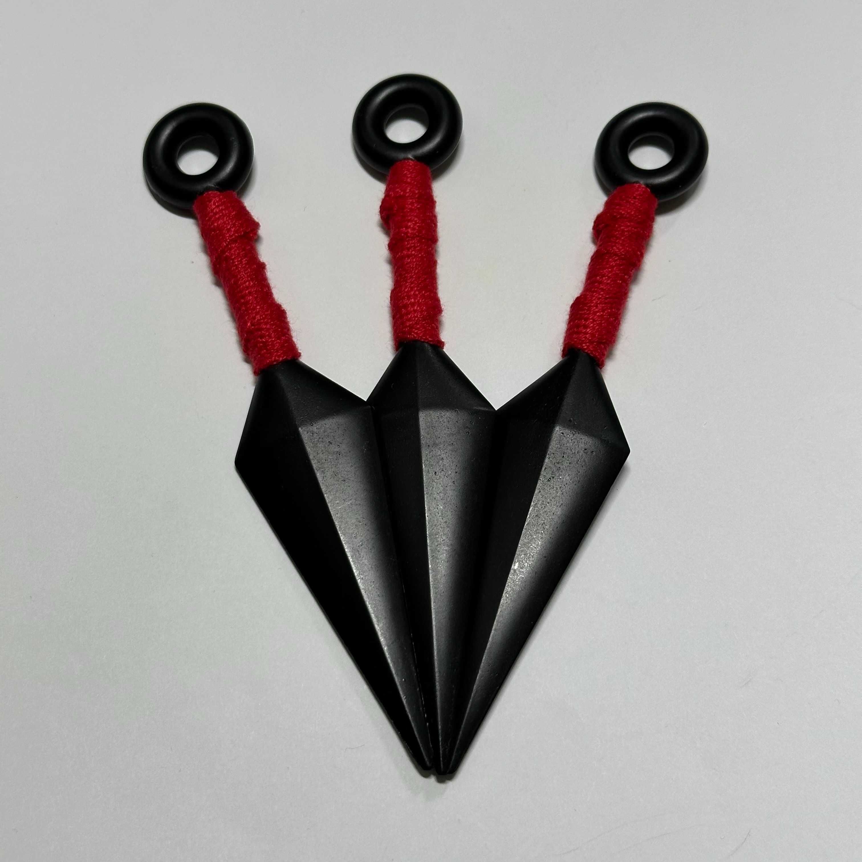 3 SZTUKI Noże Kunai Cosplay Anime Manga Strój Przebranie Akcesoria