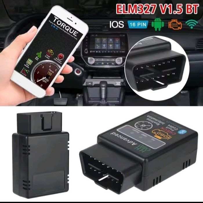 Scanner OBD2  Diagnóstico Auto Android, IOS em Caixa