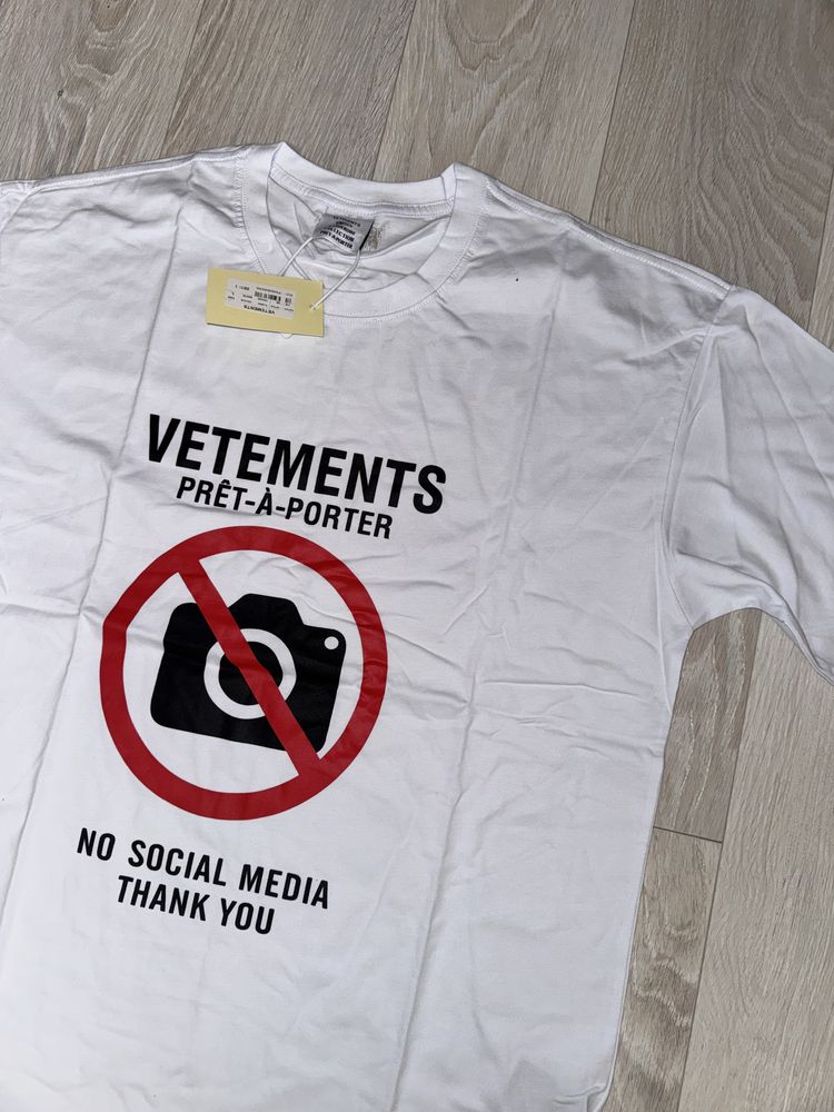 футболка vetements antisocial