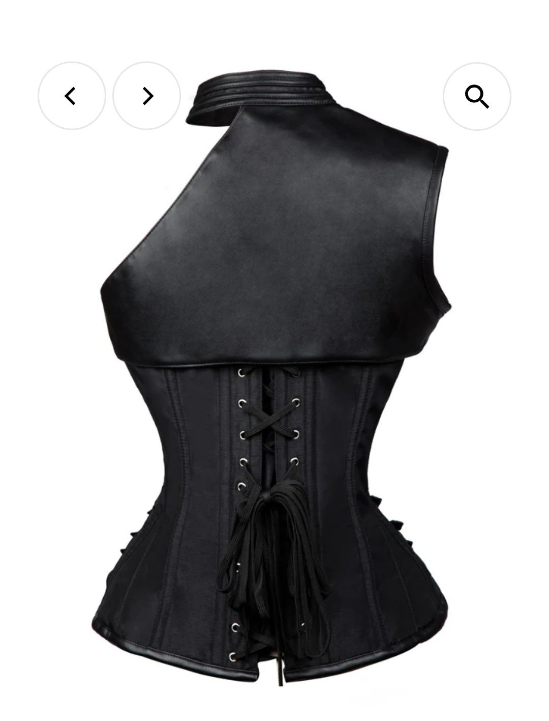 5XL.charmian Steampunkowy, gotycki, ciężki gorset ze stali z zamkiem b