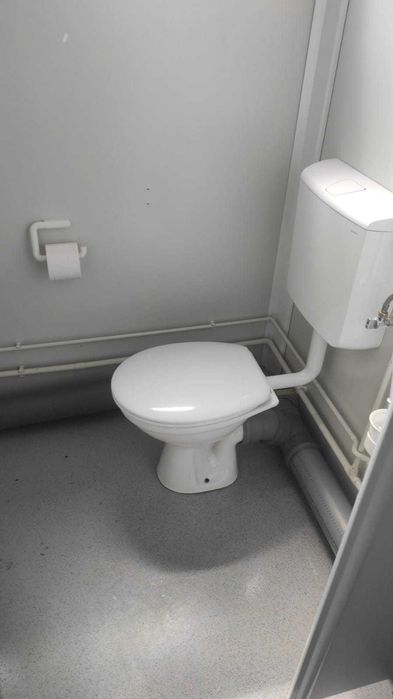 Kontener sanitarny 6x2.5m WC x3, pisuary, podgrzewacz wody, ogrzewanie