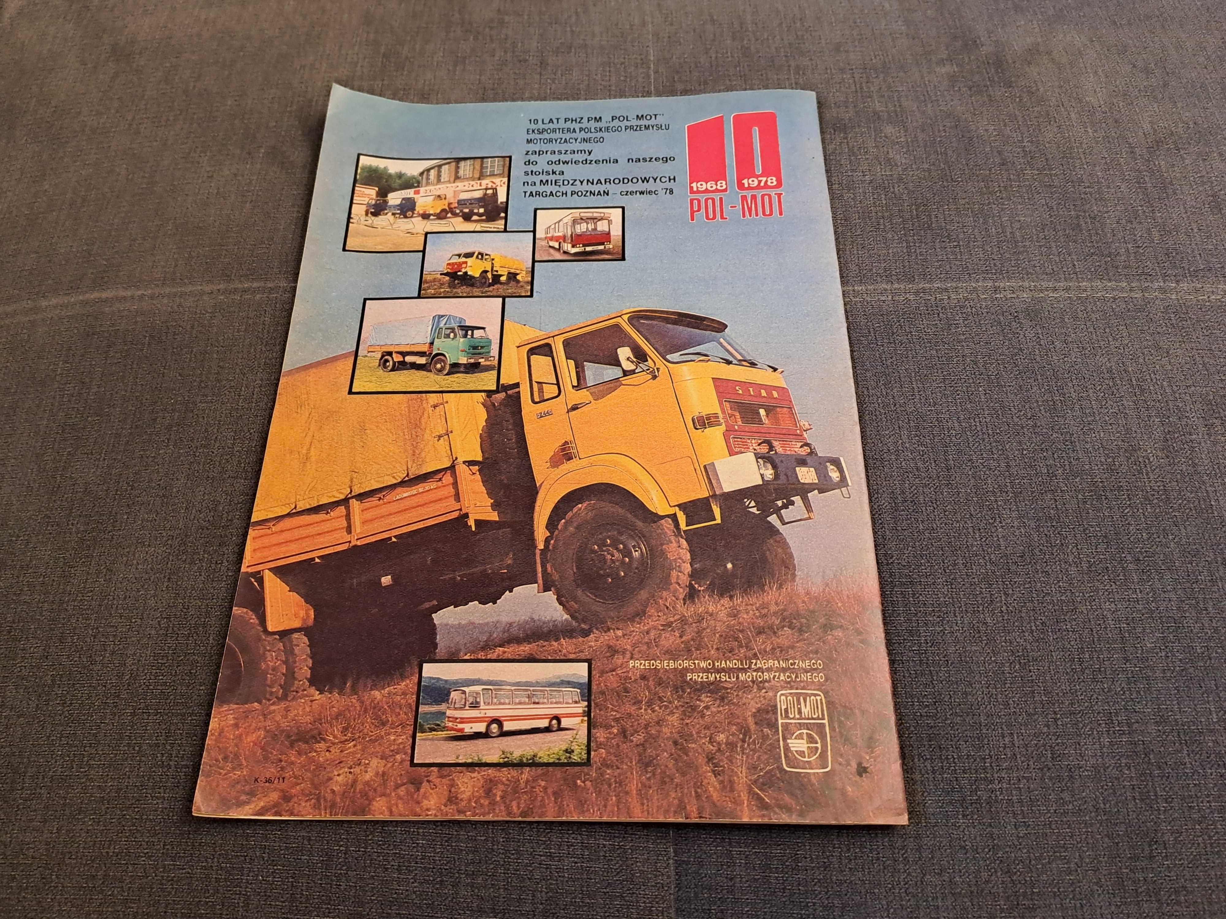 Oryginalna reklama, plakat z PRL - FSC STAR JELCZ AUTOSAN lata 70-te