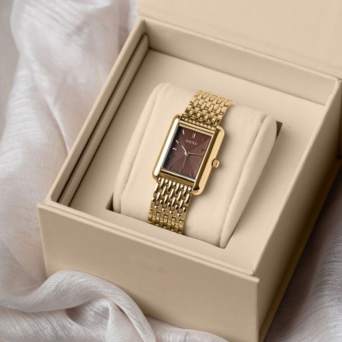 Годинник Burker Olivia Gold Brown, Gold White, Gold Green, Gold Black