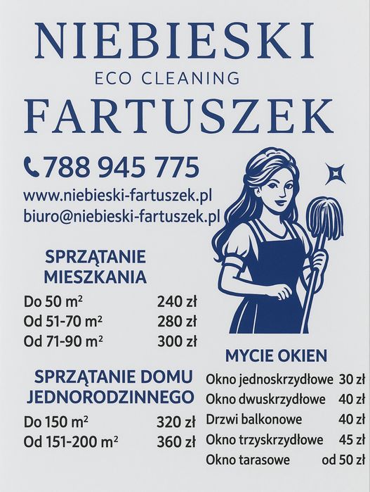 Sprzątanie Domów, Mieszkan , Mycie Okien