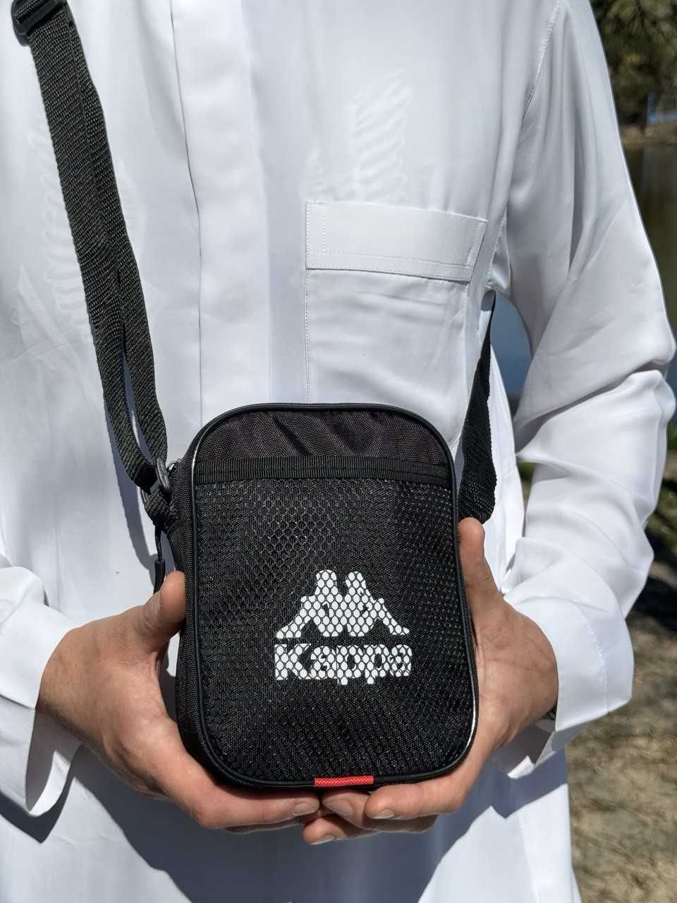 ОПТ 150 грнМужская, спортивная, барсетка, черная, сумка, Каппа, Kappa