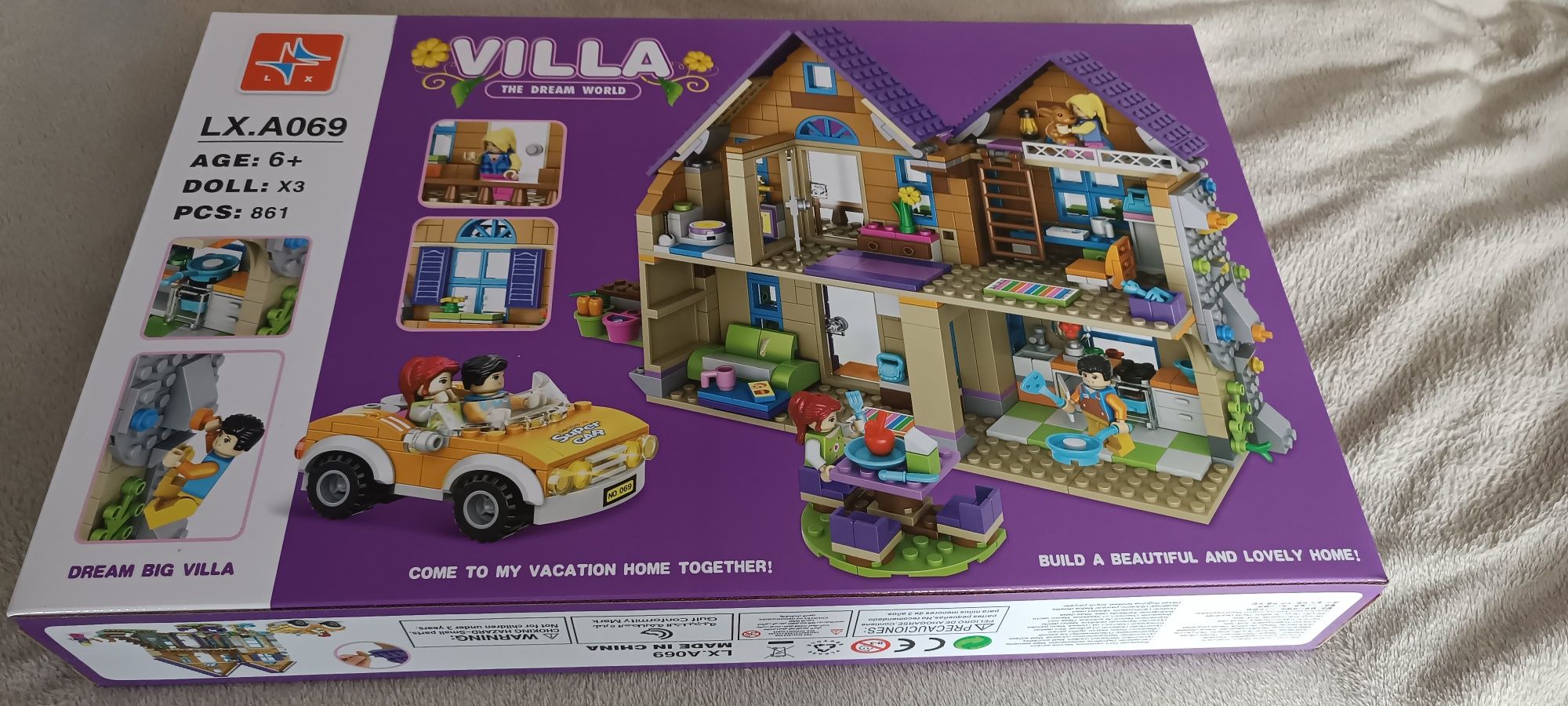 Klocki willa Villa friends dom mii jak LEGO 861ele.
