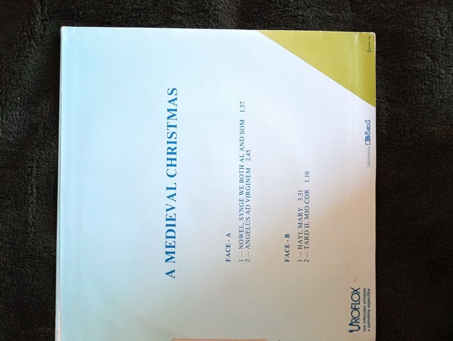 Vinil Unknown Artist – A Medieval Christmas	Selo: Dacapo Portugal	1987