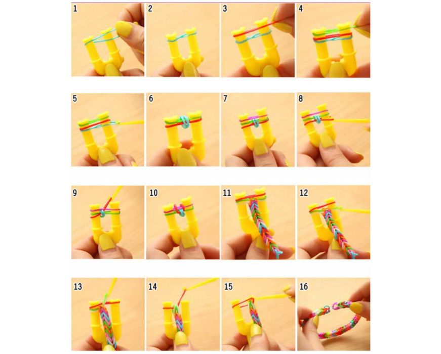 Zestaw kreatywny – gumki do robienia bransoletek 15 000 sztuk