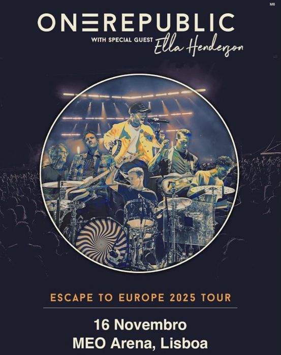One Republic 2 Bilhetes Fisicos Balcao 1