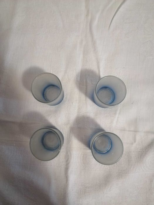 4 copos shot de vidro