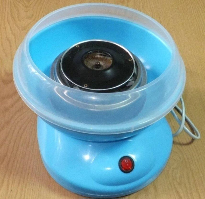 Аппарат для приготовления сладкой ваты Candy Machine ST604 Голубой