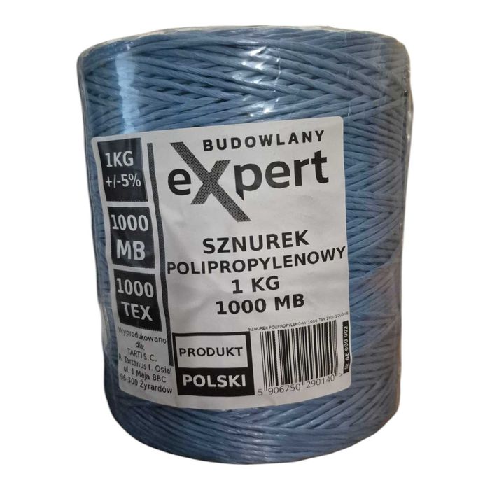 Sznurek rolniczy polipropylenowy do prasy 1000TEX 1000mb 1kg