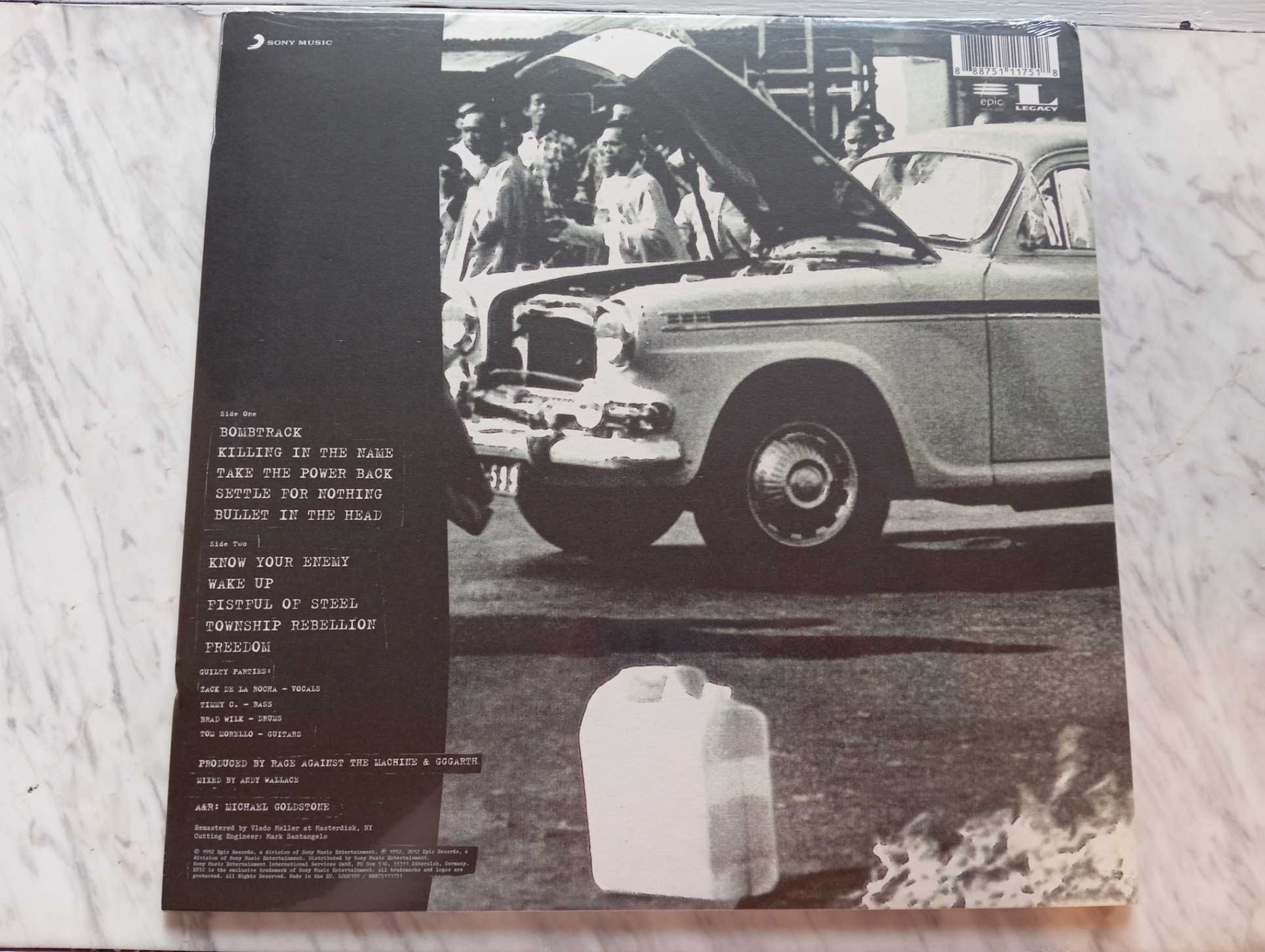 Rage Against The Machine LP Winyl - nowy w folii