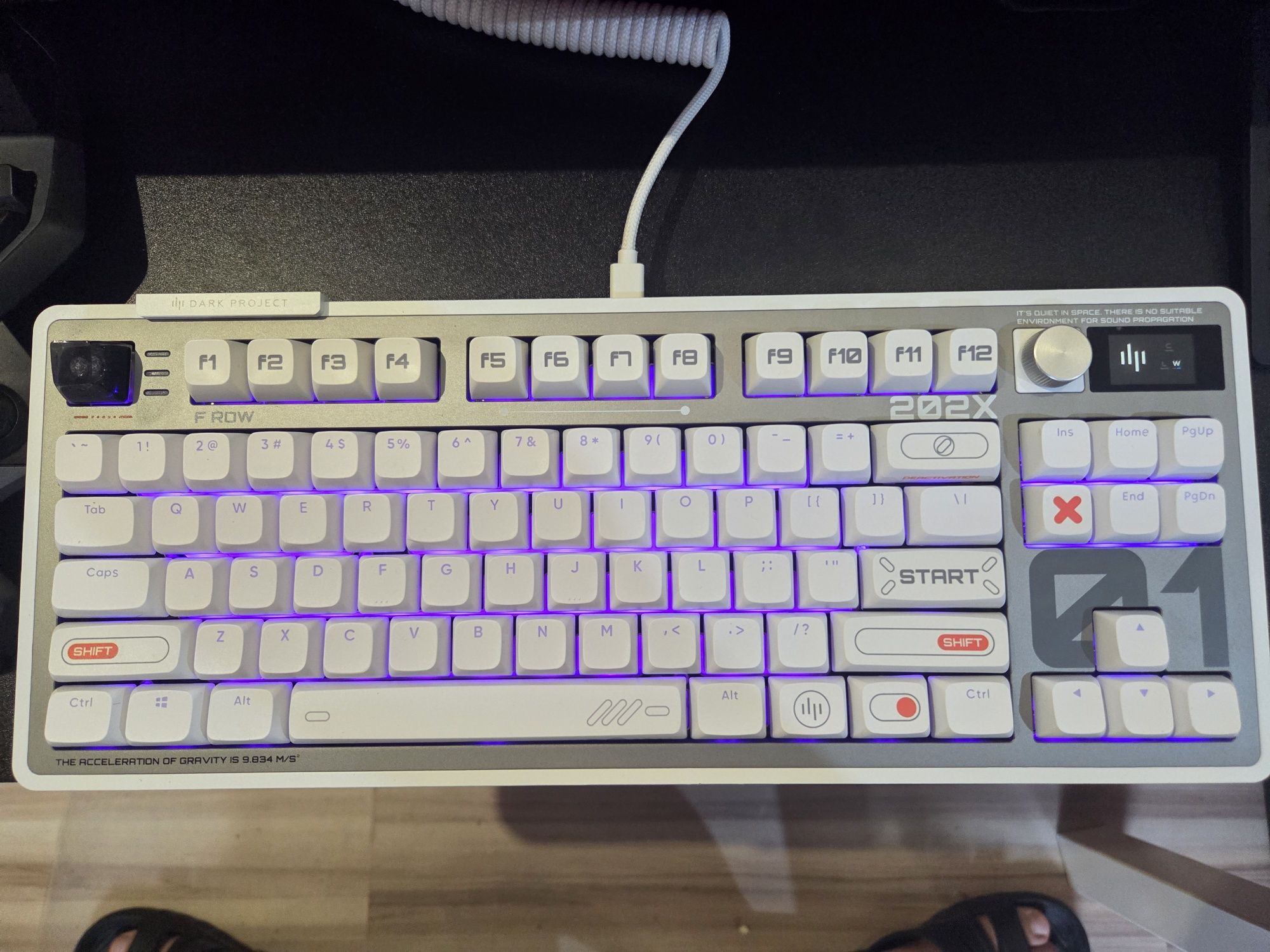 Klawiatura Dark Project ALU85 SIGMA-na gwarancji Dodatkowe keycapy.
