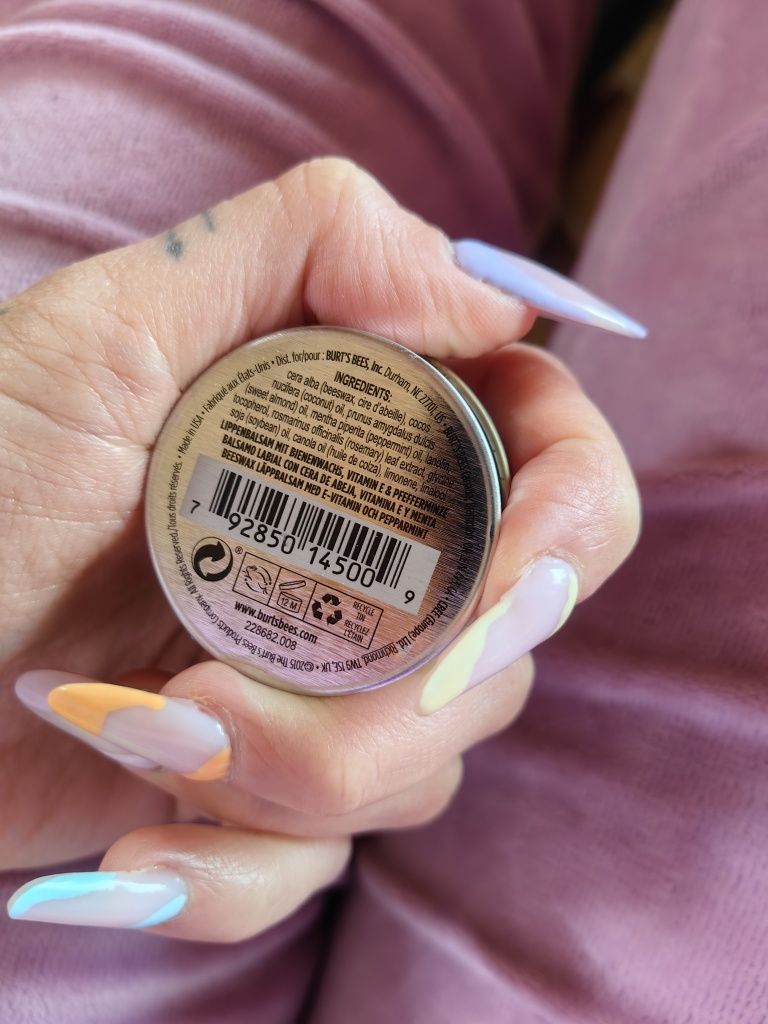 Burt's Bees lip balm - nowy balsam do ust.