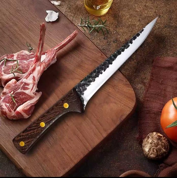 Сербский Нож с чехлом АКЦИЯ!(Шеф-нож + подставка в подарок)