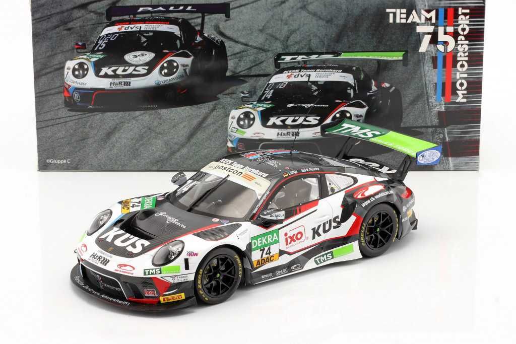 Model 1:18 Ixo Porsche 911 GT3 R #74 ADAC GT Masters 2021 KÜS Team