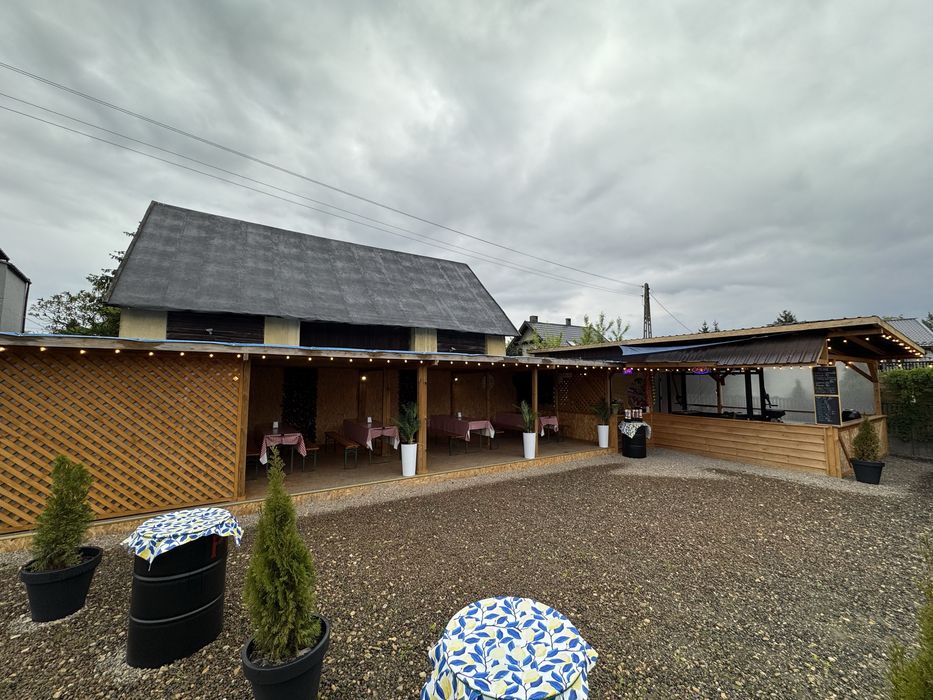 Grill - zabudowa drewniana góralska gastronomiczna GOTOWY BIZNES