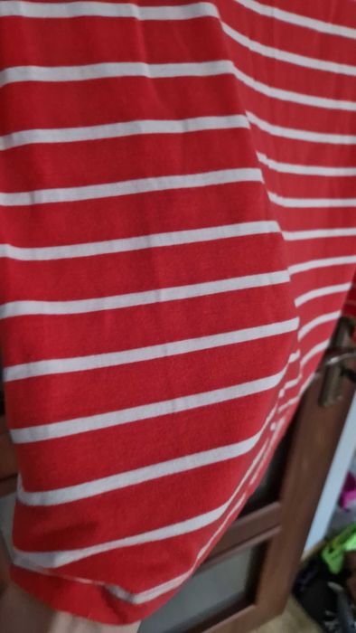 Spódnica w pasy z gumą w pasie z wiskozą L 40