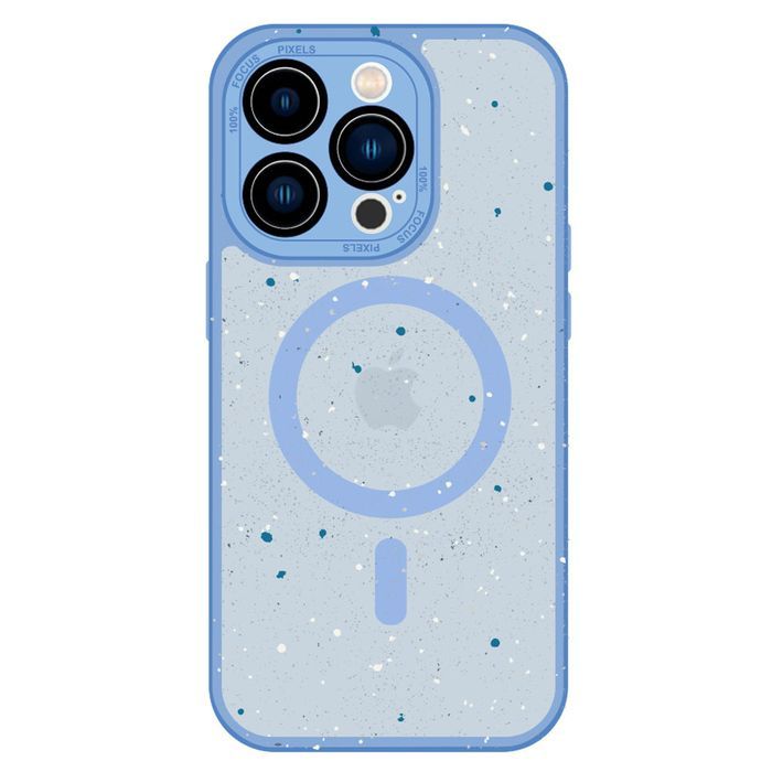 Tel Protect Magnetic Splash Frosted Case iPhone 15 Plus jasnoniebieski