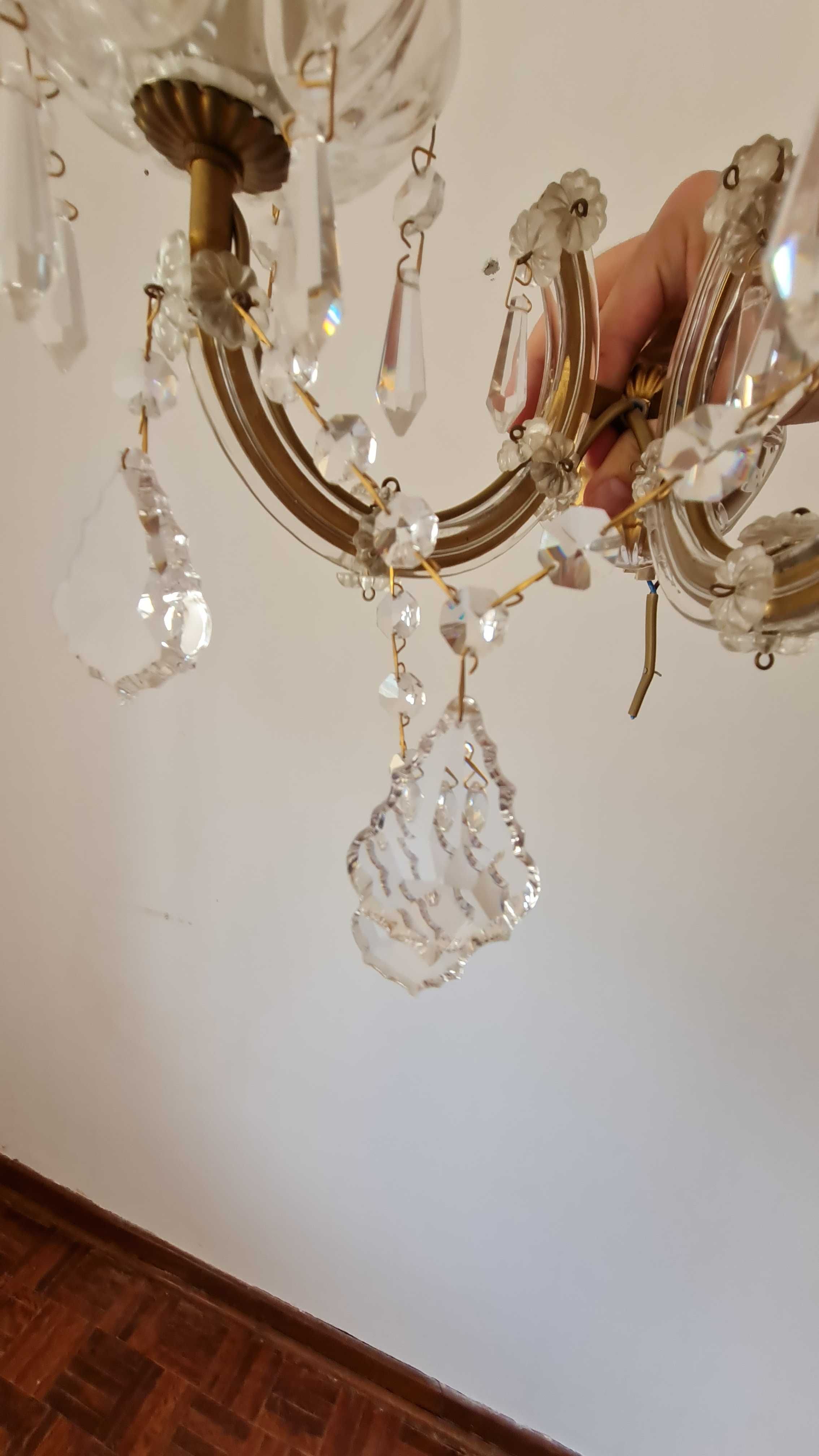 Lustre de Cristal Vintage